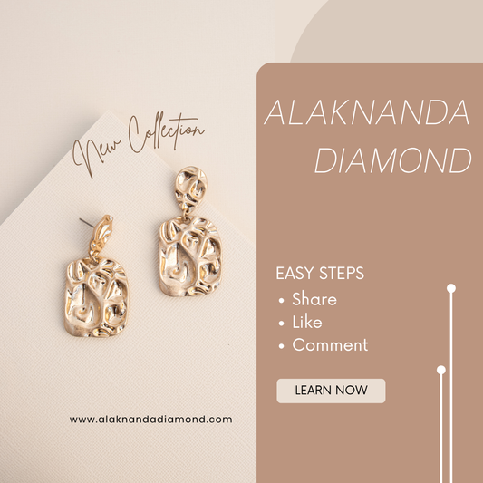 "Modern Artistic Gold Earrings – Discover Alaknanda Diamond’s New Collection for Bold, Elegant Everyday Expression"
