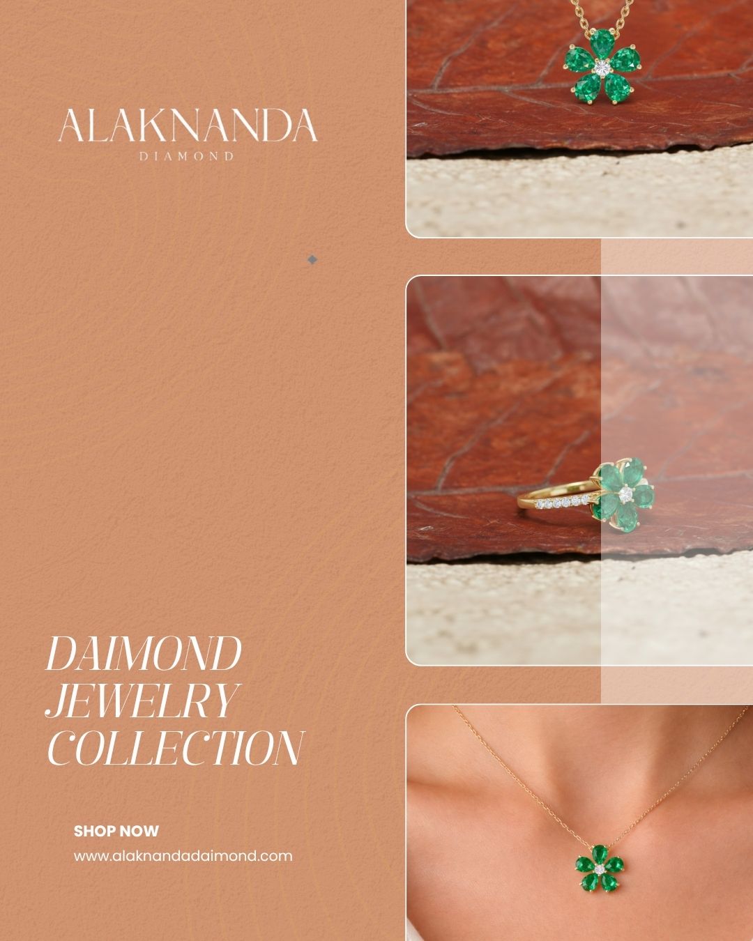 Elegant Emerald Diamond Jewelry Collection Featuring Floral Inspired Designs Timeless Craftsmanship Luxury Pieces for Every Occasion and Sophisticated Style