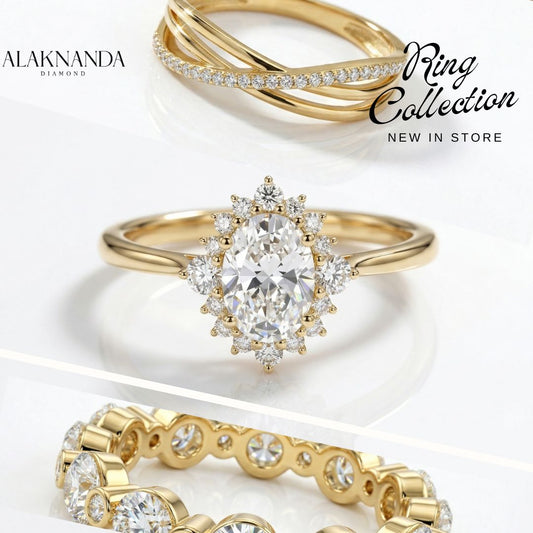 Elegant Diamond Ring Collection Shining Gold Craftsmanship for Modern Luxury