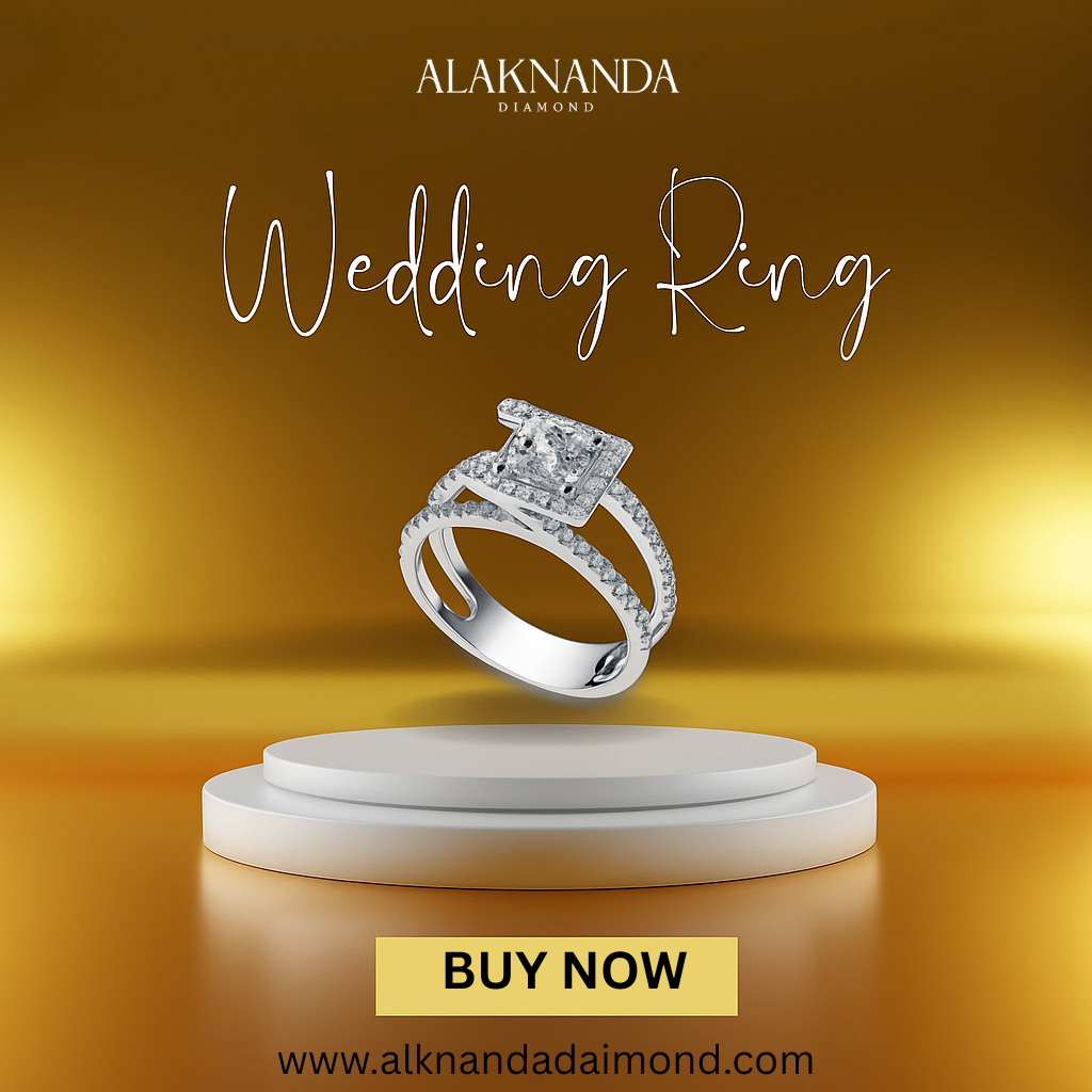 Celebrate Everlasting Love with Alaknanda Diamond Wedding Rings – Timeless Craftsmanship, Brilliant Diamonds, Elegant Designs