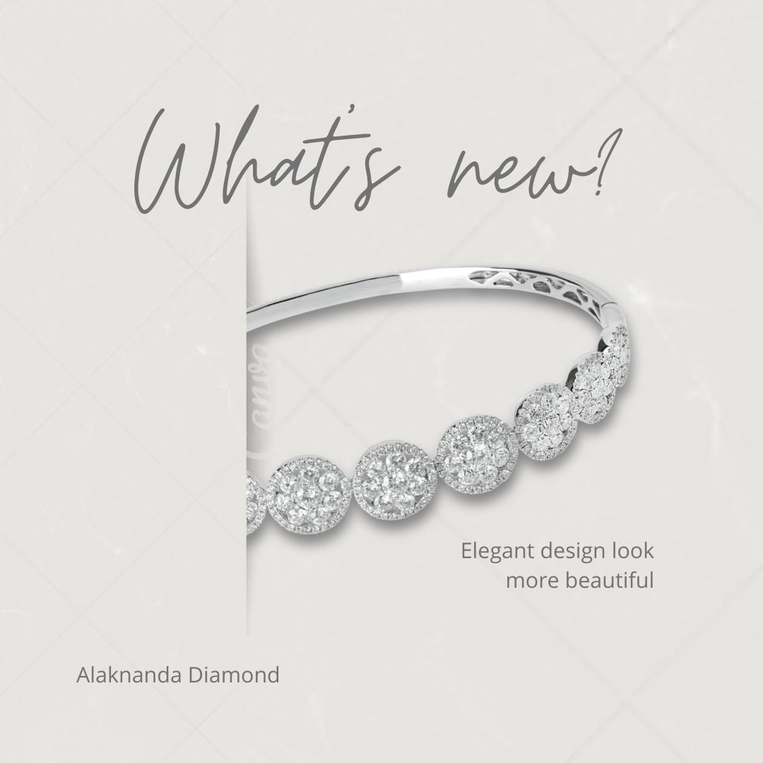 "New Diamond Bracelet – Radiant Circles of Sparkle for Modern Elegance and Everyday Glamour"