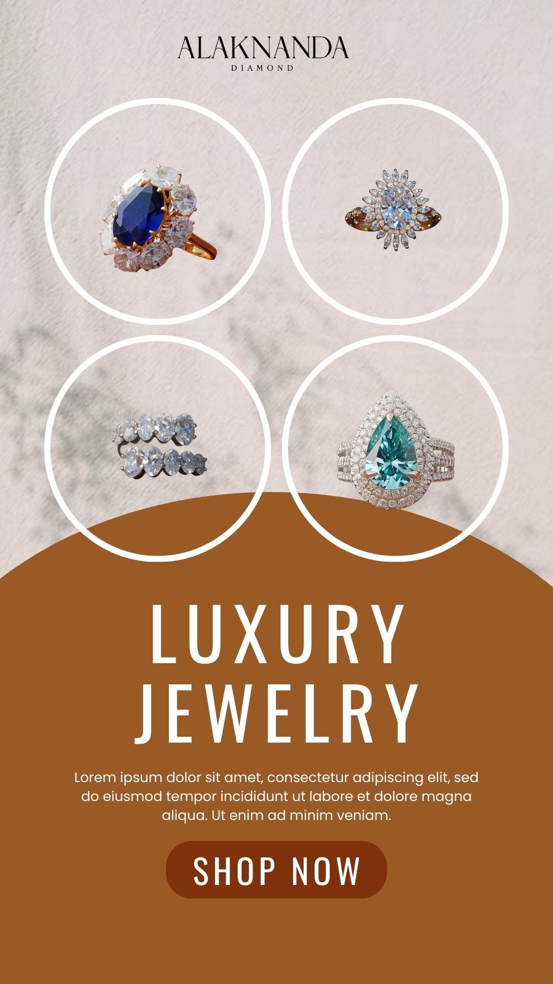 Alaknanda Luxury Jewelry Collection – Exquisite Rings Featuring Timeless Designs, Brilliant Diamonds, and Precious Gemstone Elegance