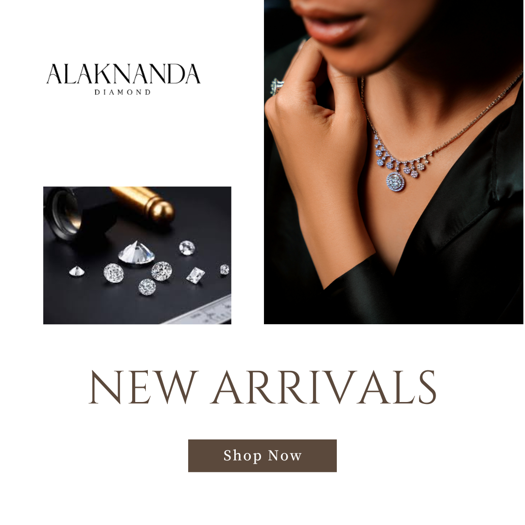 Alaknanda Diamond New Arrivals Elegant Diamond Necklace Collection Radiant Craftsmanship Timeless Luxury Jewelry Designed for Modern Women Sparkle Everyday Collection