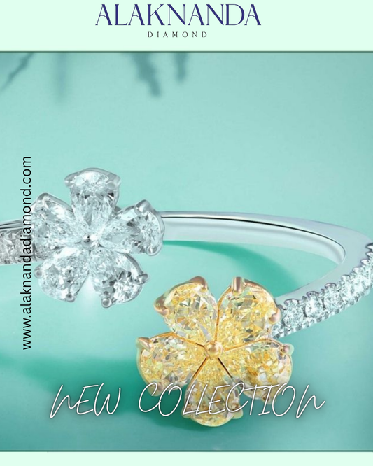 Floral Diamond Ring Collection – Nature-Inspired Elegance Blooming with Brilliance, Charm, and Timeless Artistic Craftsmanship