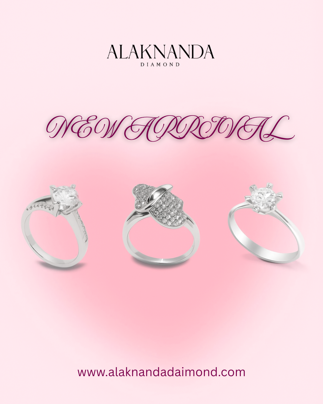 "Alaknanda Diamond Rings – Timeless Elegance, Radiant Sparkle, and Handcrafted Perfection for Every Love Story"