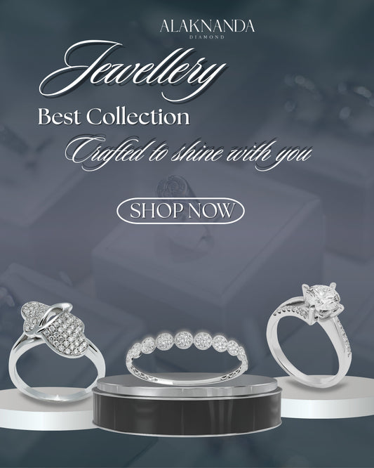 Elegant diamond rings from Alaknanda Jewellery, crafted for timeless sparkle, luxury style, and everyday sophistication. Discover brilliance and shine beautifully. 💎✨