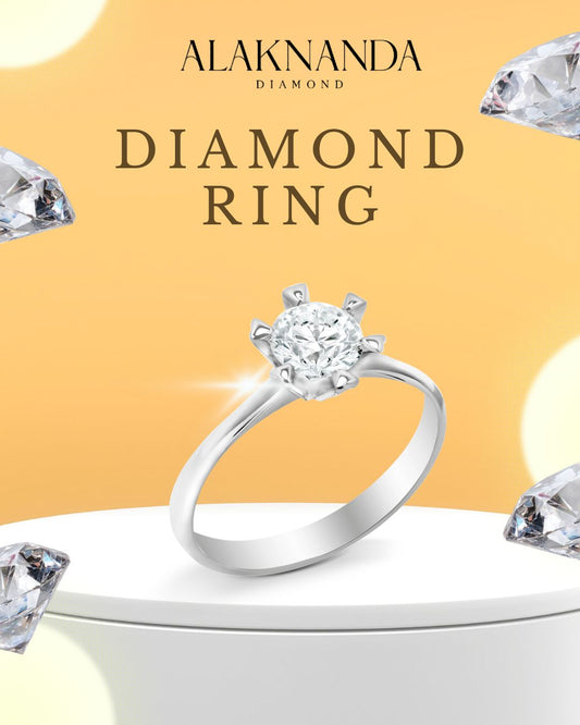 Elegant Solitaire Diamond Ring Showcasing Timeless Beauty And Brilliance