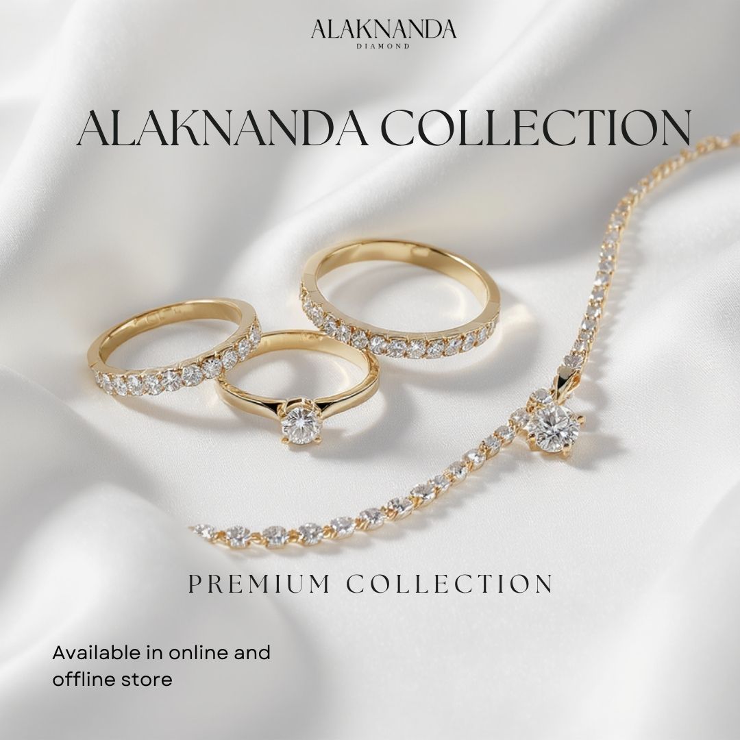 Elegant Gold Diamond Rings and Bracelet Premium Luxury Collection