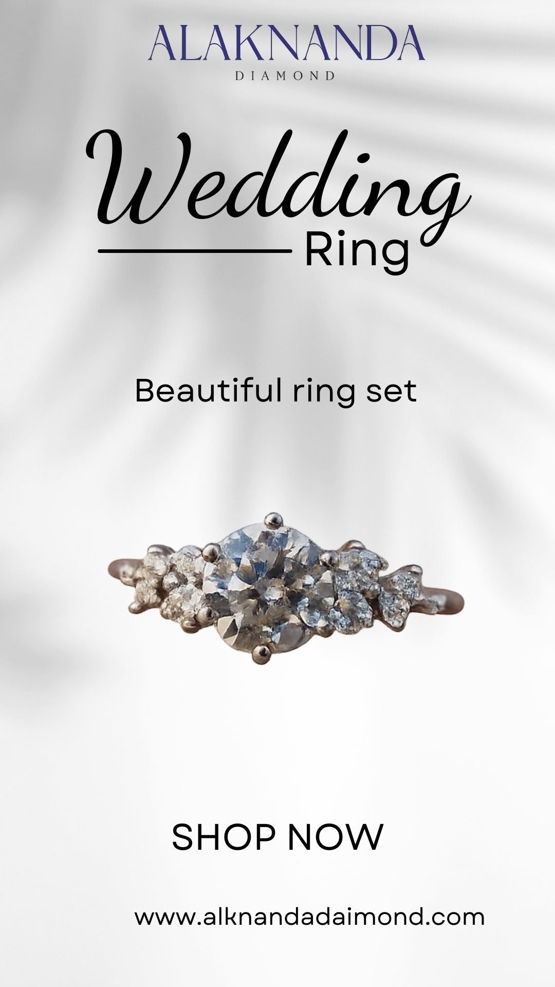 Elegant Alaknanda Diamond Wedding Ring – Timeless Sparkle and Exquisite Craftsmanship for Your Special Celebration