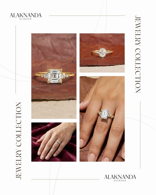 Elegant diamond rings from Alaknanda showcase timeless craftsmanship, sparkling brilliance, and refined luxury, perfect for engagements, celebrations, and everyday sophistication.