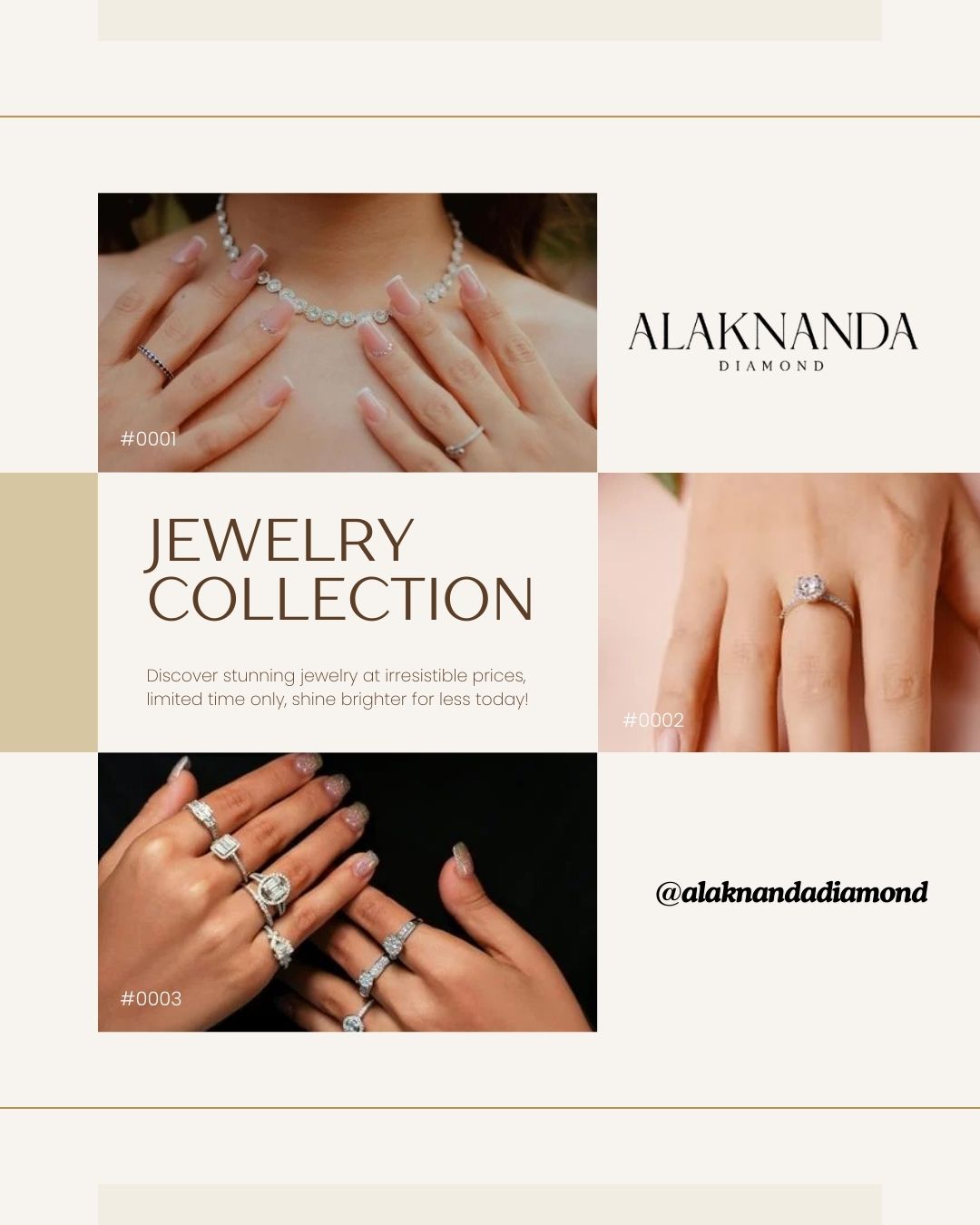 Elegant Alaknanda Diamond Jewelry Collection Featuring Luxury Diamond Rings and Necklaces Timeless Sparkle Designs for Weddings, Engagements, and Special Occasions 💎✨