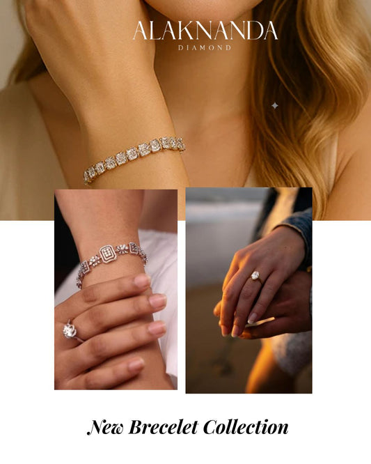Elegant Diamond Bracelet Collection by Alaknanda Timeless Gold Luxury Sparkling Designs for Modern Women Perfect for Every Occasion Wear Daily