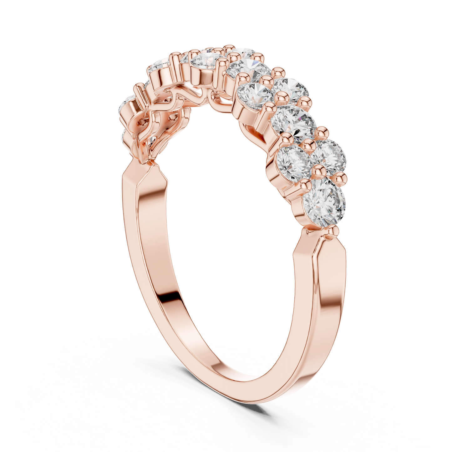 Dainty Round Lab Grown Diamond Band