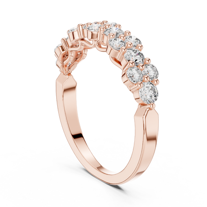 Dainty Round Lab Grown Diamond Band