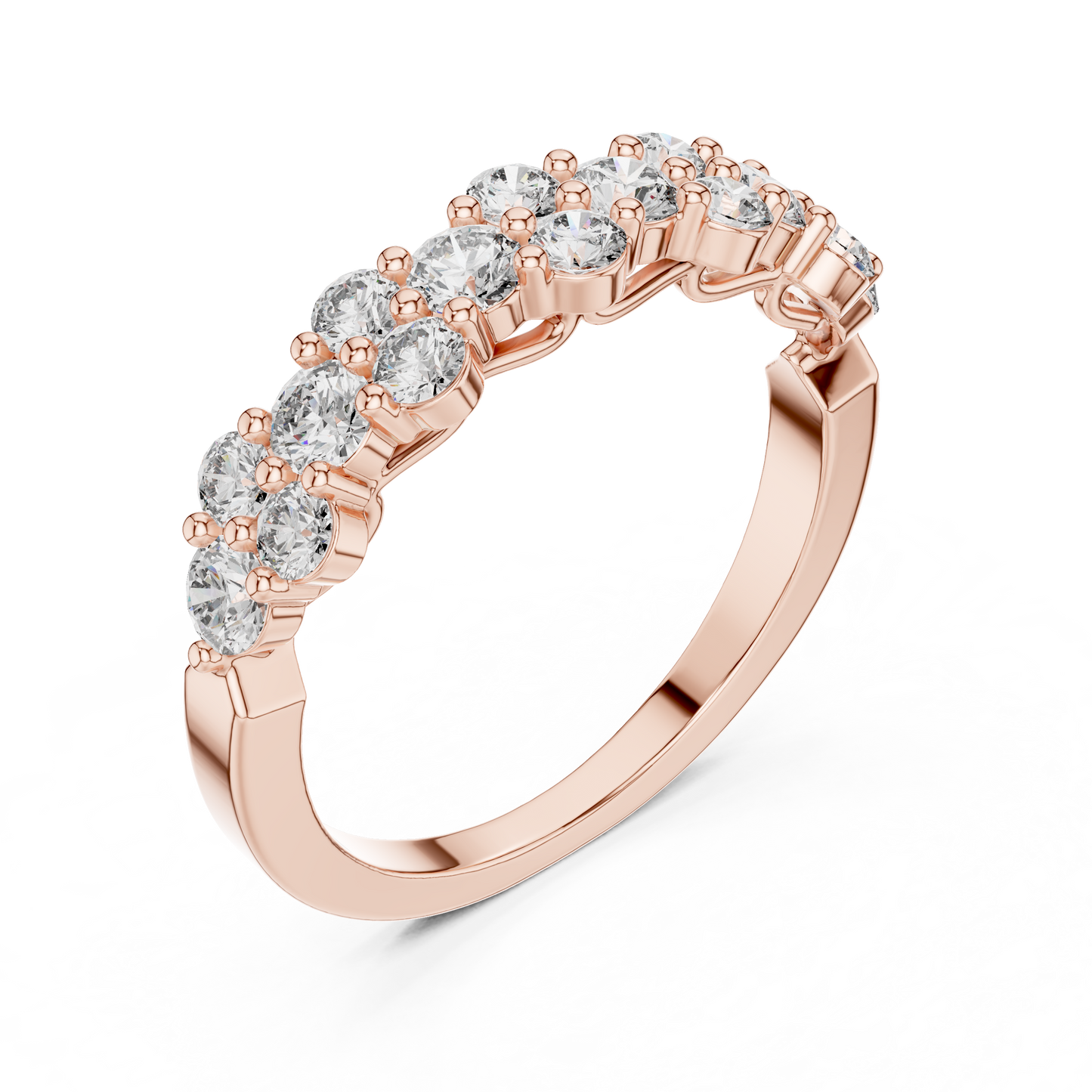 Dainty Round Lab Grown Diamond Band