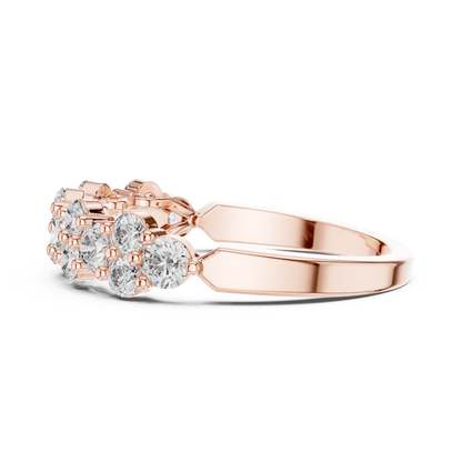 Dainty Round Lab Grown Diamond Band