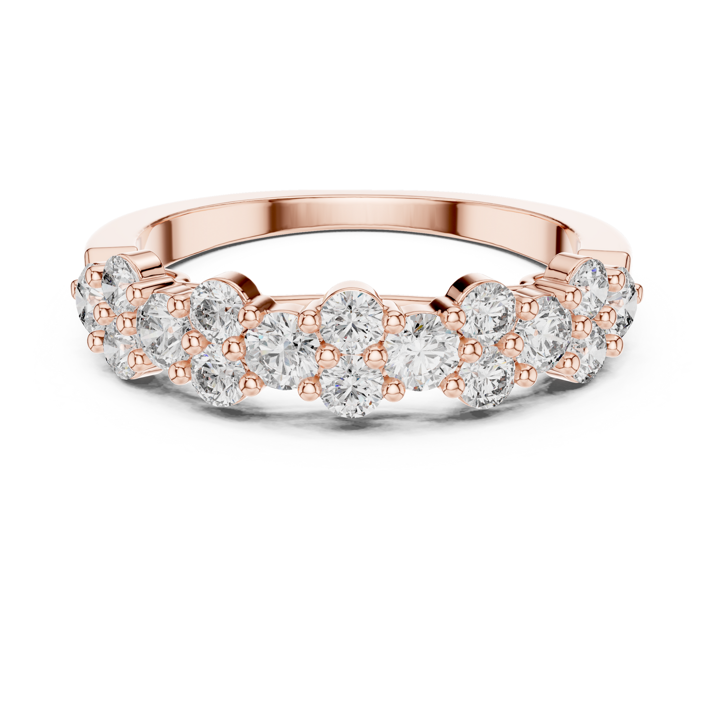 Dainty Round Lab Grown Diamond Band