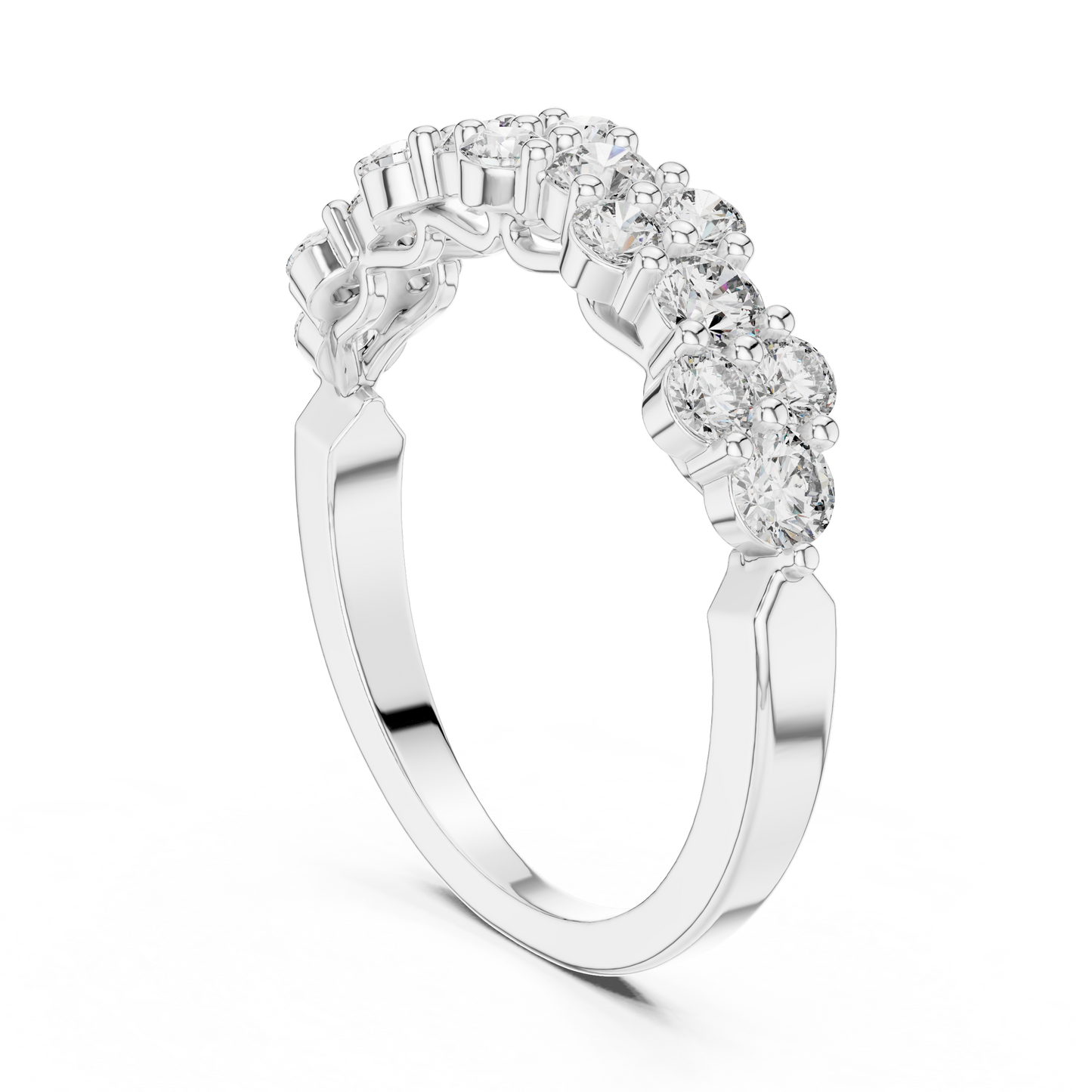 Dainty Round Lab Grown Diamond Band