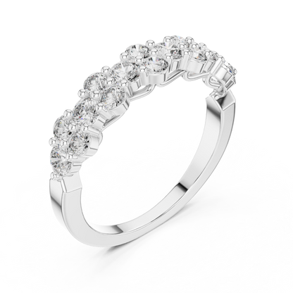 Dainty Round Lab Grown Diamond Band