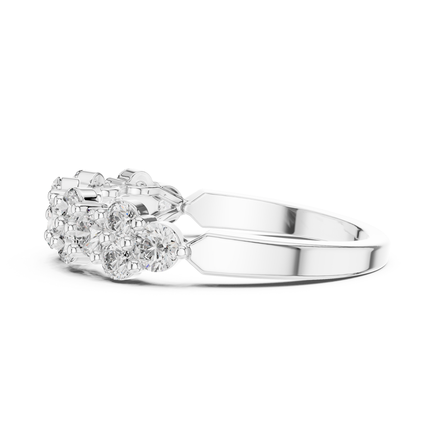 Dainty Round Lab Grown Diamond Band