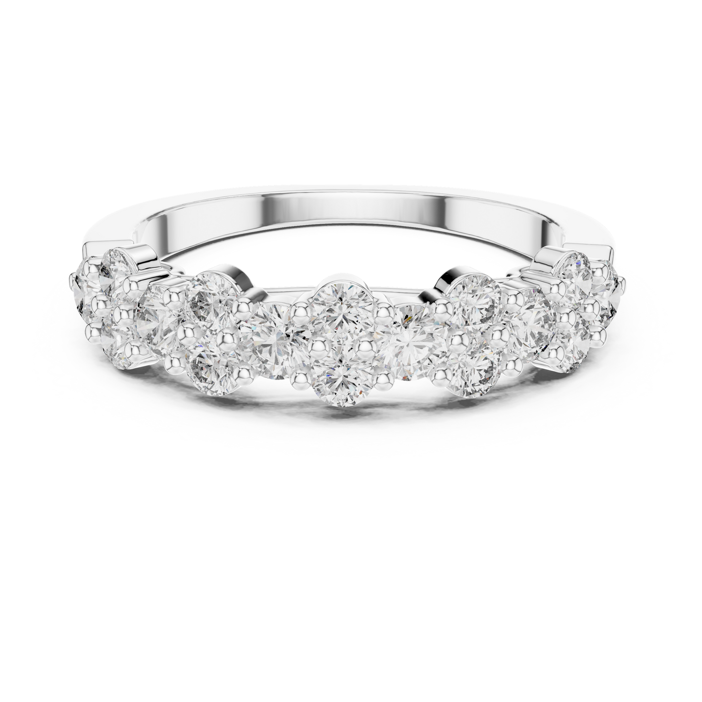 Dainty Round Lab Grown Diamond Band
