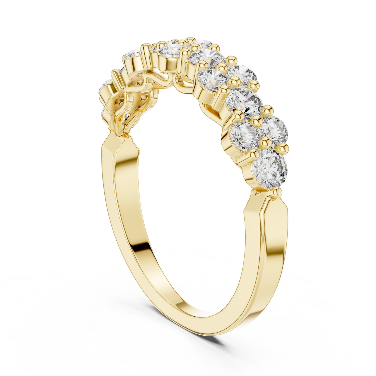 Dainty Round Lab Grown Diamond Band