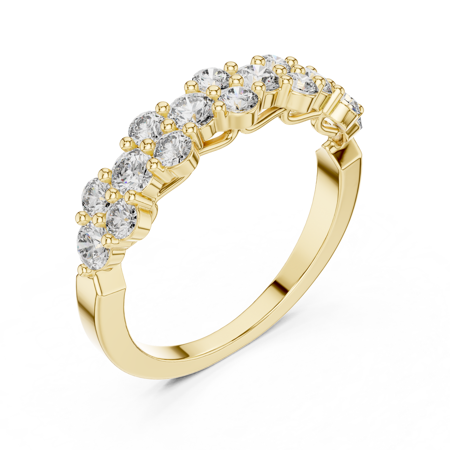 Dainty Round Lab Grown Diamond Band