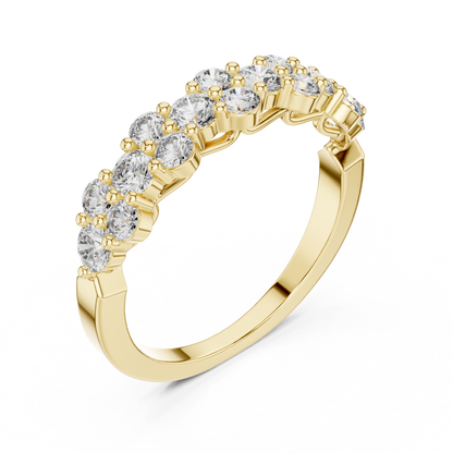 Dainty Round Lab Grown Diamond Band