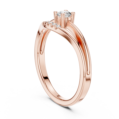 Split Shank Lab Grown Diamond Wedding Band