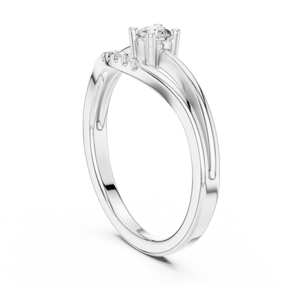 Split Shank Lab Grown Diamond Wedding Band