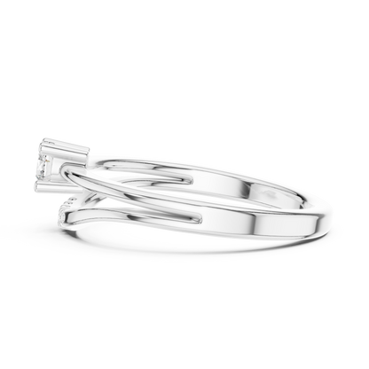 Split Shank Lab Grown Diamond Wedding Band