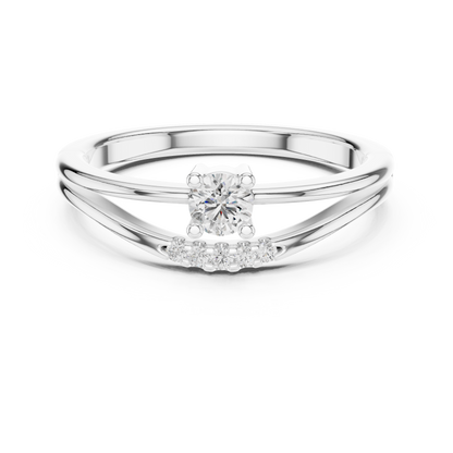 Split Shank Lab Grown Diamond Wedding Band