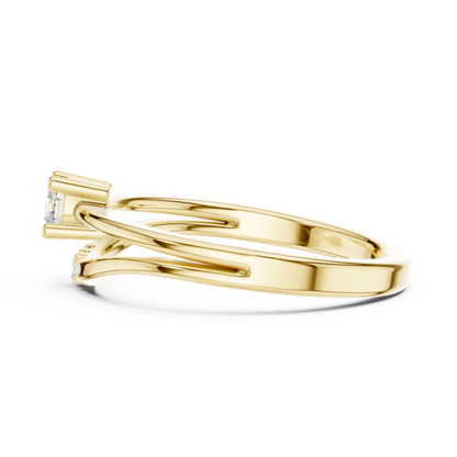Split Shank Lab Grown Diamond Wedding Band