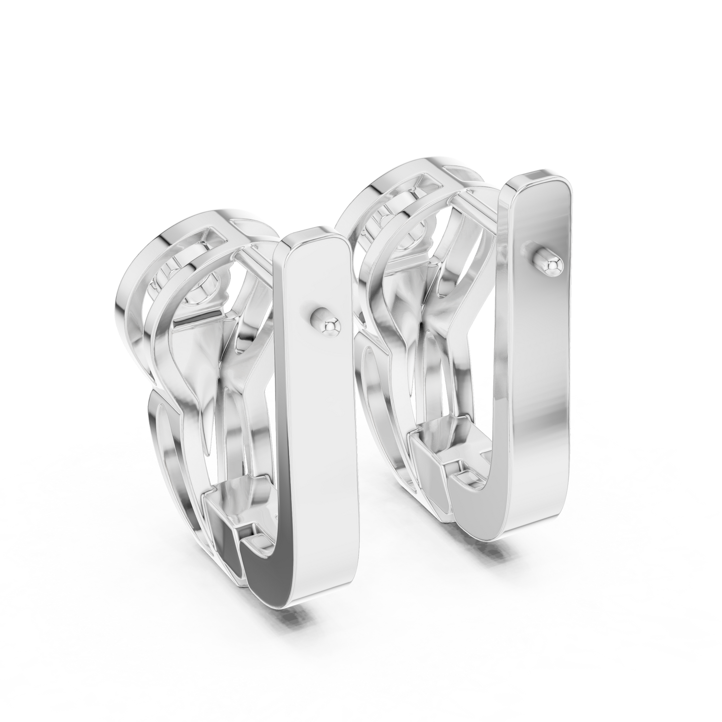 Unique Round Lab Grown Diamond Leverback Huggie Earrings
