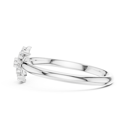 Lab Grown Diamond Snowflake Ring