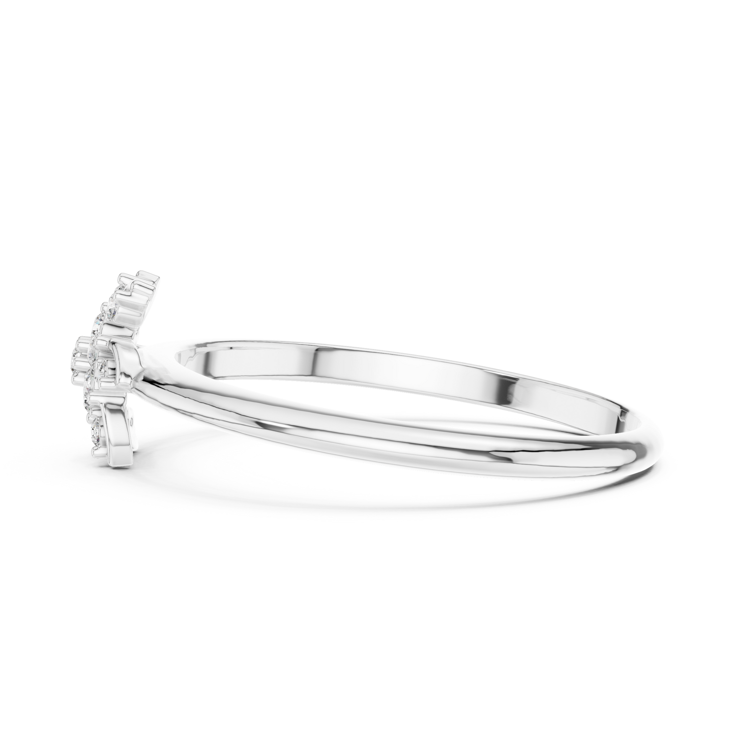 Rose Gold Whirlwind Lab Grown Diamond Ring