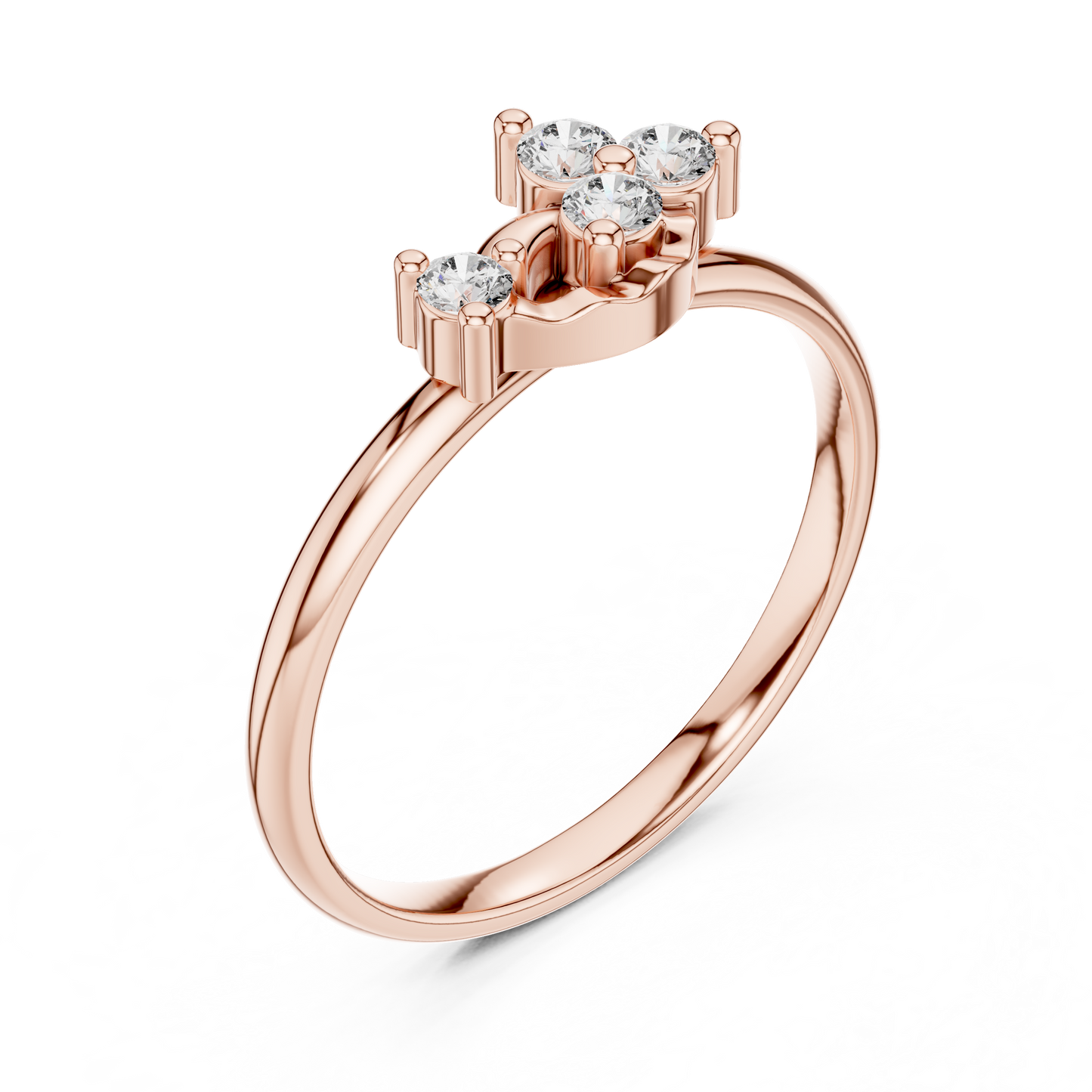 Nature Inspired Lab Grown Diamond Vine Ring