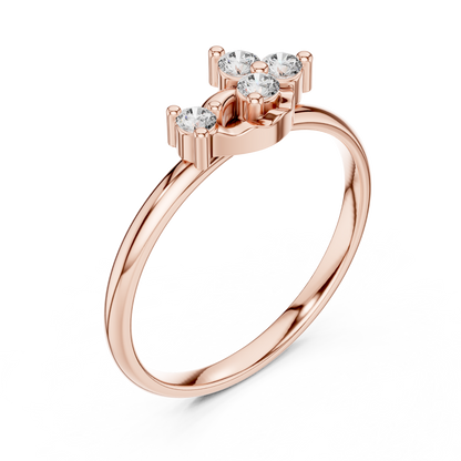 Nature Inspired Lab Grown Diamond Vine Ring