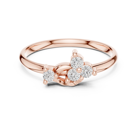 Nature Inspired Lab Grown Diamond Vine Ring