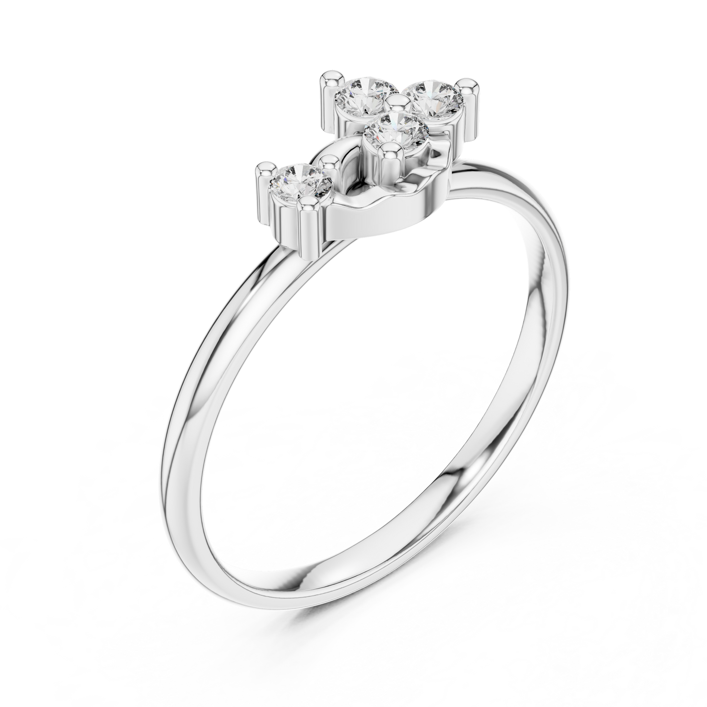 Nature Inspired Lab Grown Diamond Vine Ring