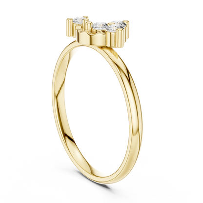 Nature Inspired Lab Grown Diamond Vine Ring
