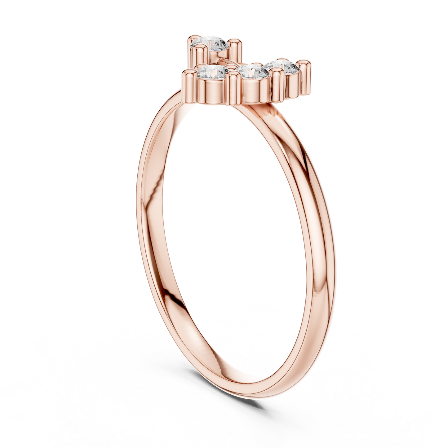 Lab Grown Diamond Shooting Star Ring