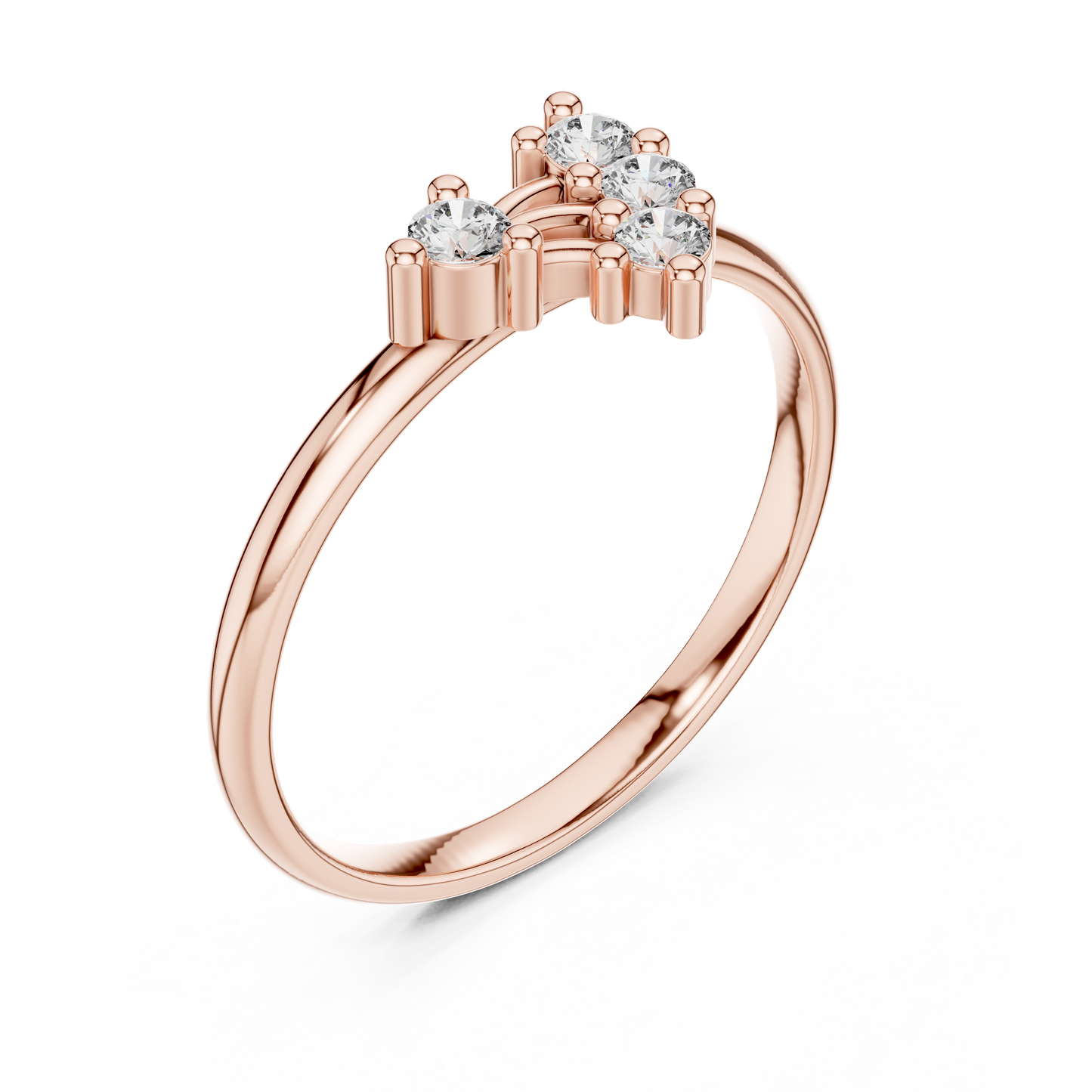Lab Grown Diamond Shooting Star Ring