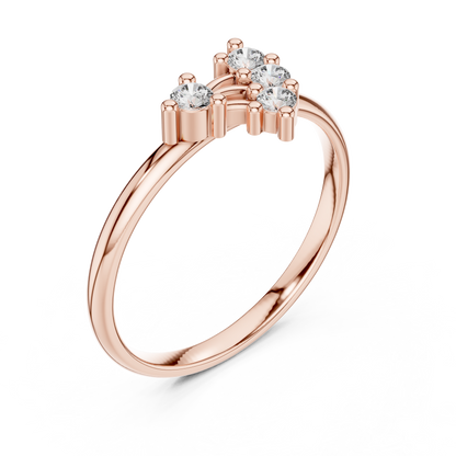 Lab Grown Diamond Shooting Star Ring