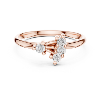 Lab Grown Diamond Shooting Star Ring