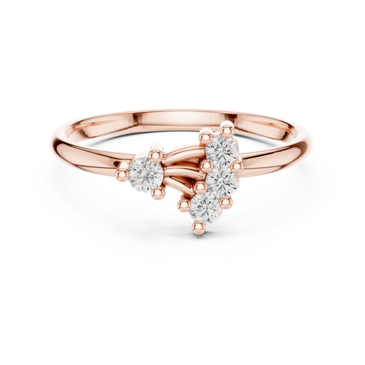 Lab Grown Diamond Shooting Star Ring