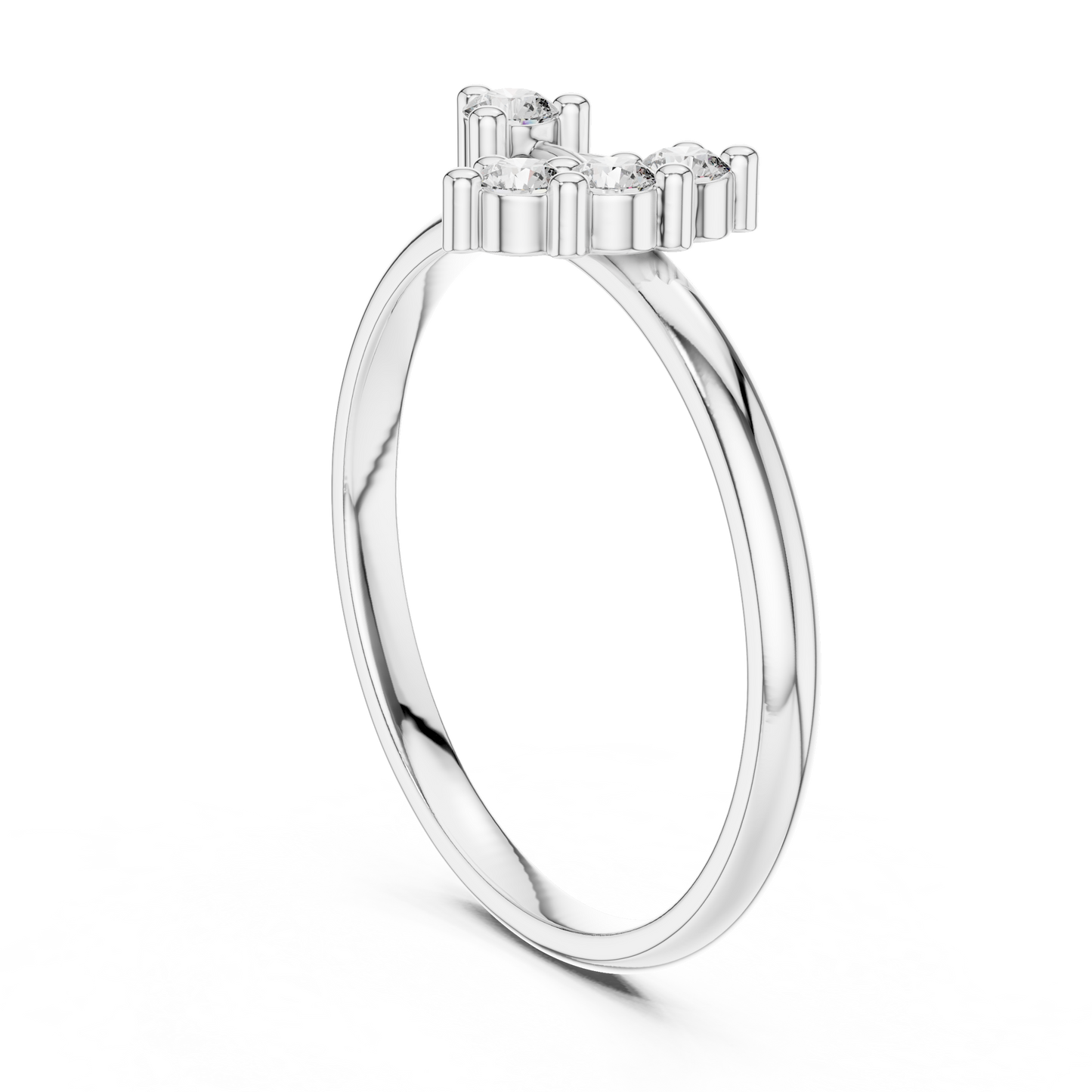 Lab Grown Diamond Shooting Star Ring
