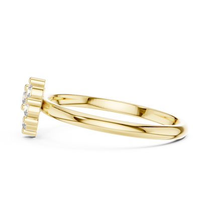 Lab Grown Diamond Shooting Star Ring