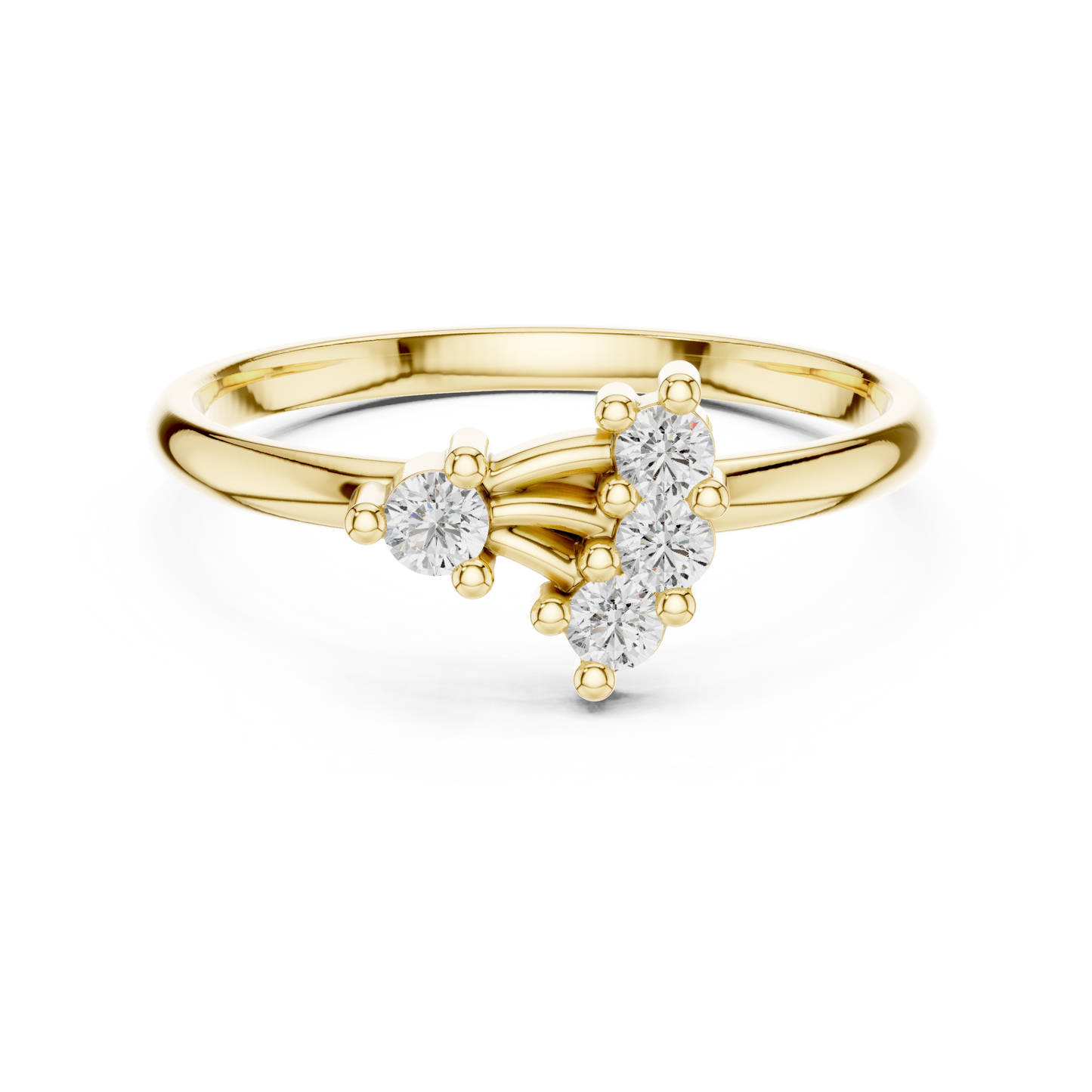 Lab Grown Diamond Shooting Star Ring
