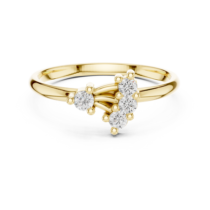 Lab Grown Diamond Shooting Star Ring